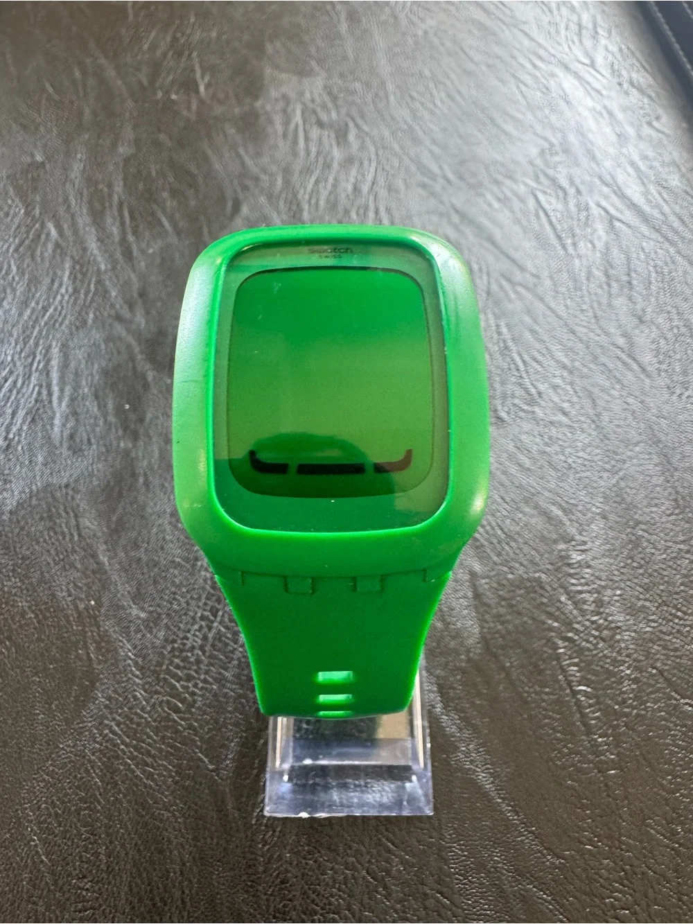 Swatch Touch Bright Green Digital Silicone Watch